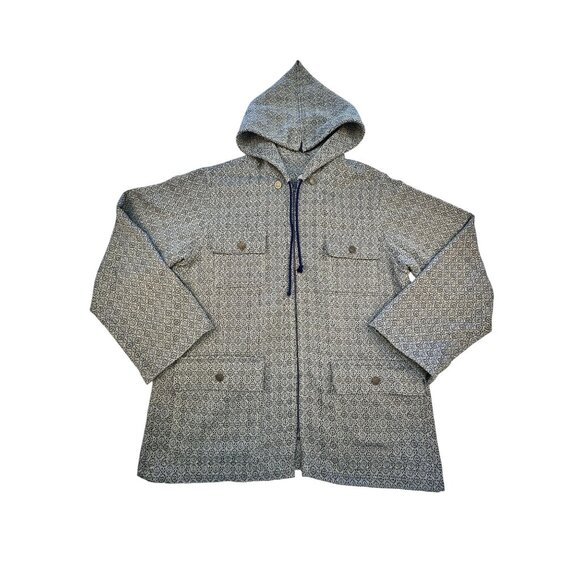 Vintage Handmade One of a Kind Hooded Jacket With Zipper & Multiple Pockets M/L? - Picture 11 of 12